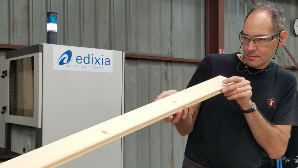 contrôler l'aspect du bois - Inspection de surface -Edixia